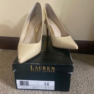 Ralph Lauren Beige Heels